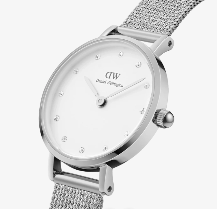 DANIEL WELLINGTON PETITE LUMINE PRESSED STERLING 28 MM  - Daniel Wellington