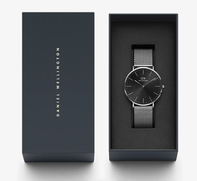 DANIEL WELLINGTON CLASSIC MESH ONYX - Daniel Wellington