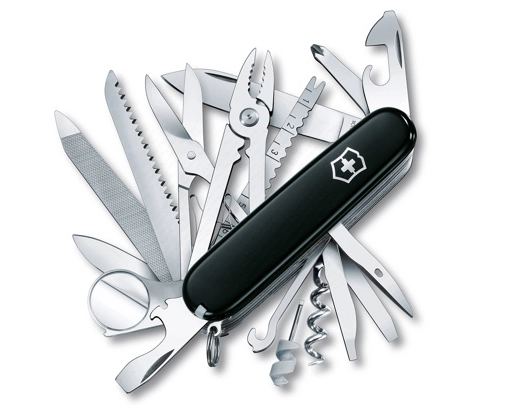 VICTORINOX - SWISS CHAMP BLACK - VICTORINOX 