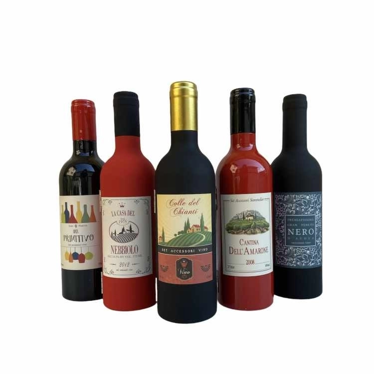 LAMART set accessori vino in bottiglia media con accessori sommelier