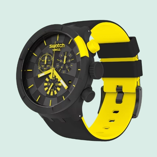 SWATCH BIG BOLD CHRONO CHECKPOINT YELLOW