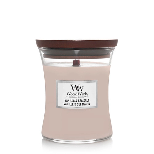 Woodwick hourglass Vanilla & Sea Salt