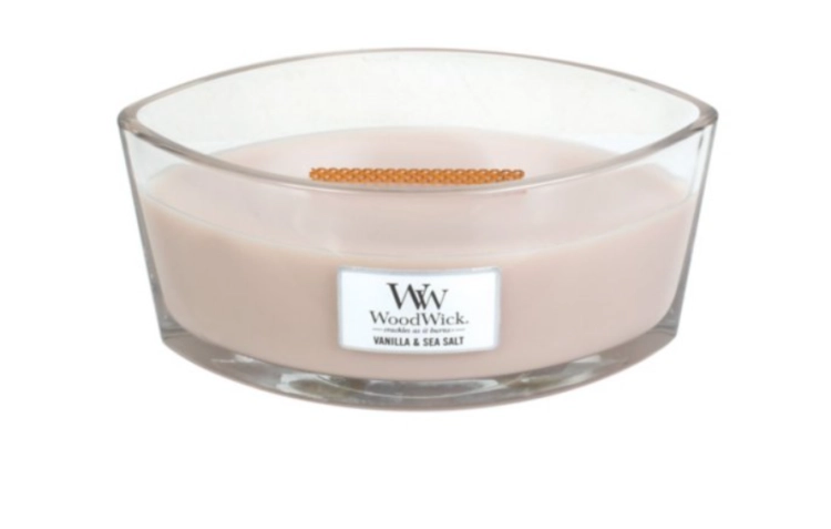 woodwick ellipse Vanilla & Sea Salt