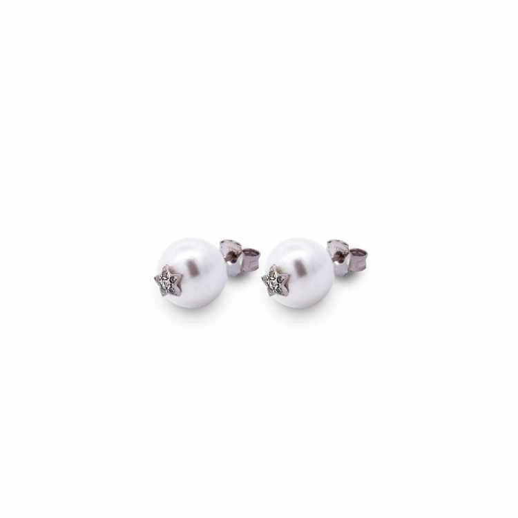 RUE DES MILLE ORECCHINI LOBO PERLE CUORI - GALACTICA ICE