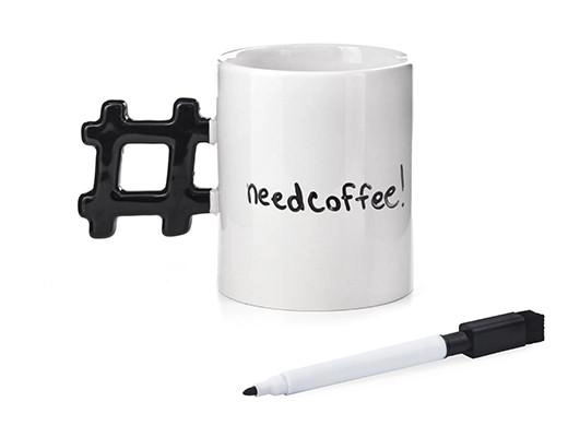 KIKKERLAND Tazza hashtag