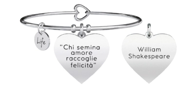 BRACCIALE KIDULT CHI SEMINA AMORE RACCOGLIE....
