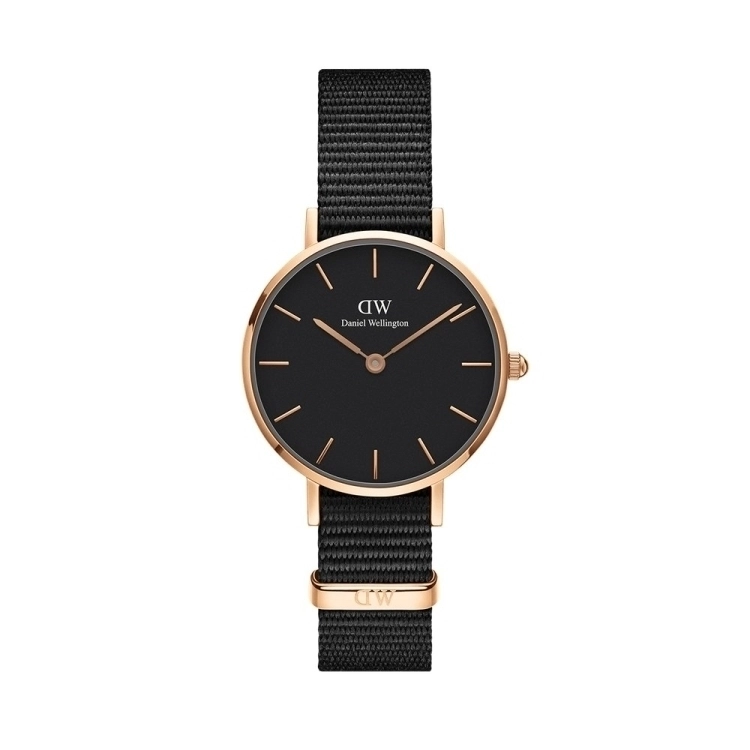 DANIEL WELLINGTON OROLOGIO CLASSIC PETITE 28MM CORNWALL BLACK