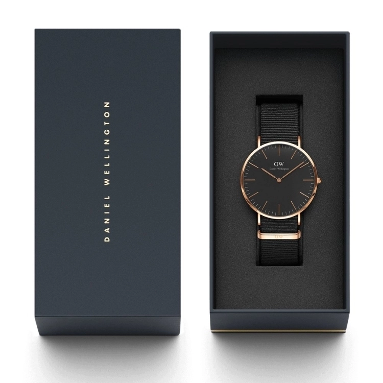 DANIEL WELLINGTON OROLOGIO CLASSIC BLACK 40MM CORNWALL - Daniel Wellington