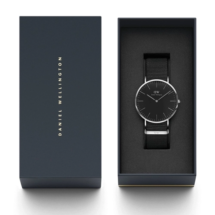 DANIEL WELLINGTON OROLOGIO CLASSIC BLACK 40MM CORNWALL - Daniel Wellington