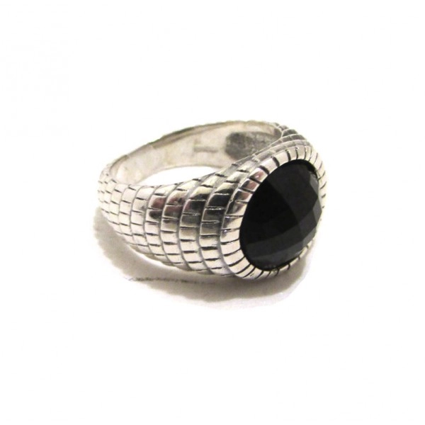 AN616 - anello SPADARELLA con pietra circolare - Spadarella