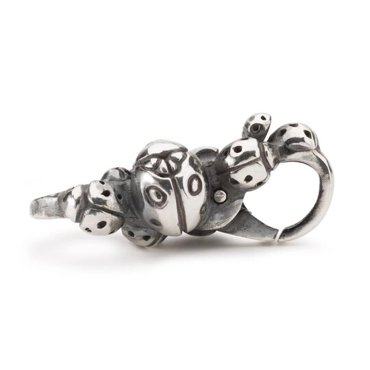 TROLLBEADS Chiusure bracciale argento e pelle