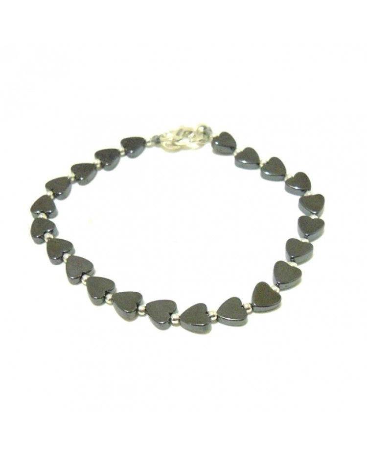 Bracciale Curativo In Ematite Con Citrino E Avventurina - Tripla Protezione Con Collana Ossidiana