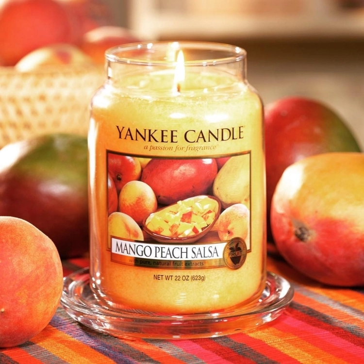yankee candle CANDELA IN GIARA GRANDE Mango Peach Salsa