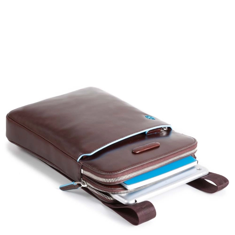 PIQUADRO Borsello porta iPad®Air/Pro 9,7 con porta penne Blue Square