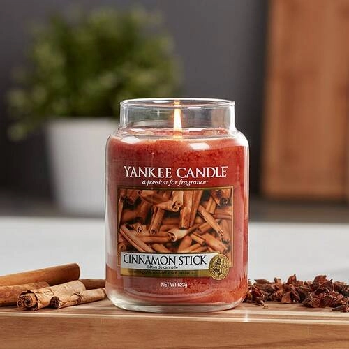 yankee candle CANDELA IN GIARA GRANDE CINNAMON STICK - Yankee Candle