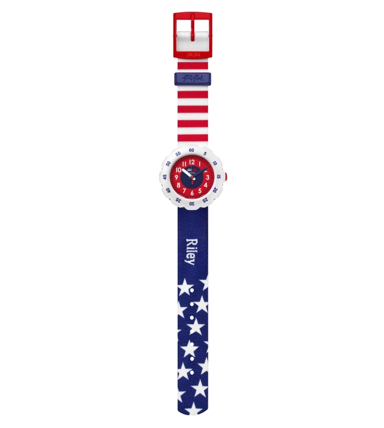 OROLOGIO FLIK FLAK STARS AND STRIPES - Flik Flak