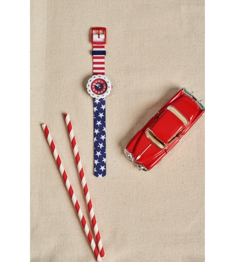 OROLOGIO FLIK FLAK STARS AND STRIPES - Flik Flak