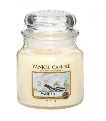YANKEE CANDLE CANDELA IN GIARA MEDIA VANILLA - Yankee Candle