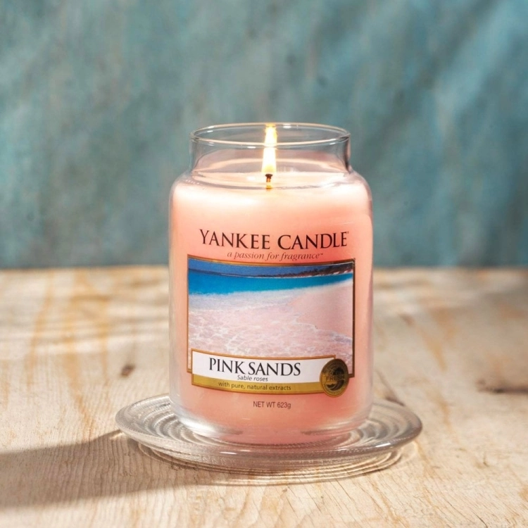 YANKEE CANDLE CANDELA IN GIARA GRANDE PINK SANDS - Yankee Candle
