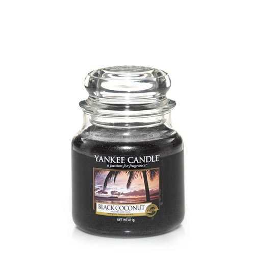 YANKEE CANDLE Candela in giara media Black Coconut