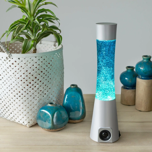 BALVI LAMPADA LAVA ALTOPARLANTE GLITTER BLUETOOTH