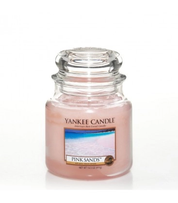 YANKEE CANDLE Candela in giara media Pink Sands