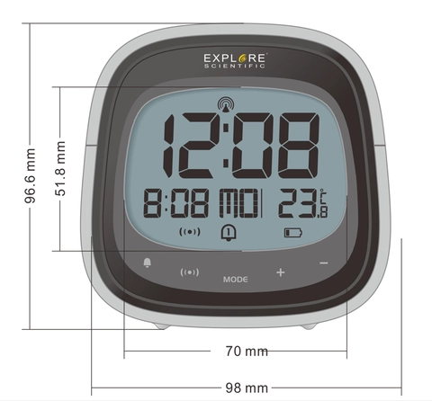 EXPLORE SCIENTIFIC orologio radiocontrollato RDC3006 - explore scientific