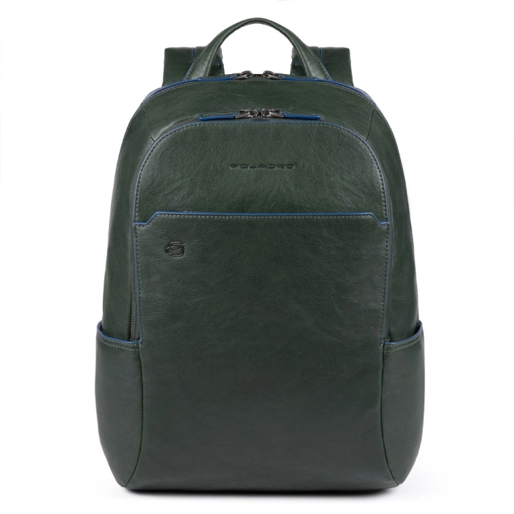 PIQUADRO Zaino piccolo in pelle Blue Square Special