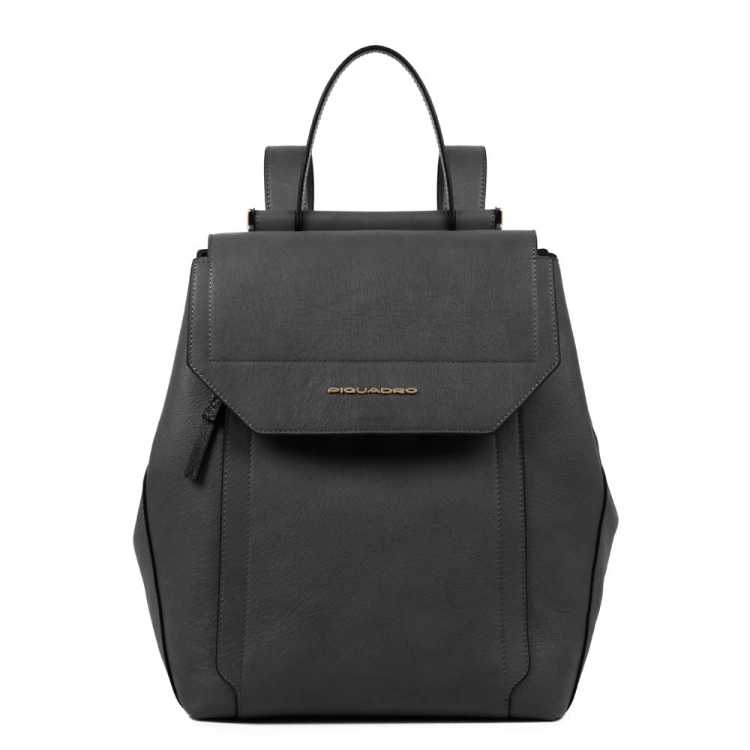 PIQUADRO Zaino con patta in pelle Circle