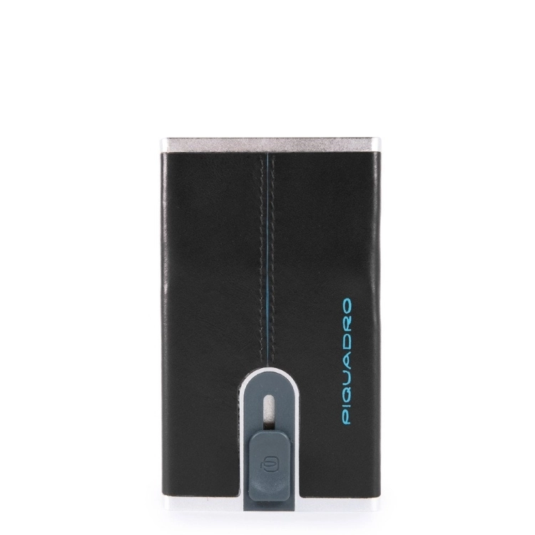 PIQUADRO Compact wallet per banconote e carte di credito Blue Square PP4891B2R