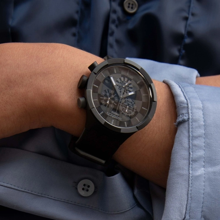 swatch CHECKPOINT BLACK