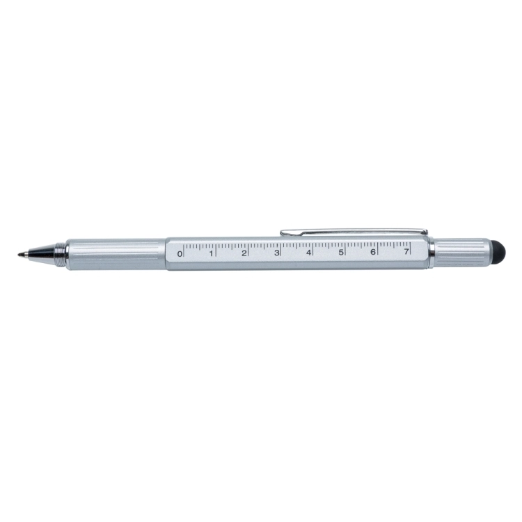 PENNA MULTI ATTREZZO 5 IN 1 IN ALLUMINIO - 