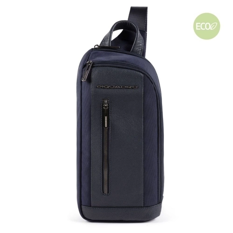PIQUADRO Monospalla porta iPad®mini in tessuto riciclato Brief 2 CA5480BR2 