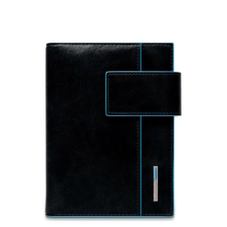 PIQUADRO  Agenda giornaliera in pelle con anelle Blue Square