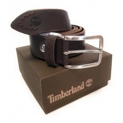 TIMBERLAND CINTURA SOTTILE DA UOMO IN PELLE