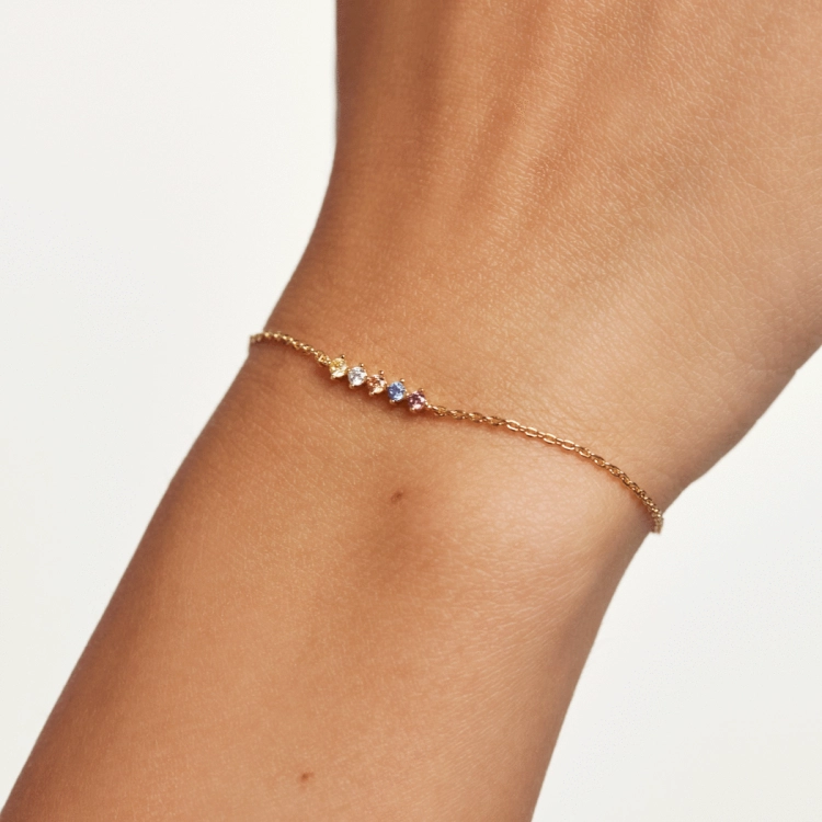 PDPAOLA BRACCIALE IN ORO FIVE SAGE