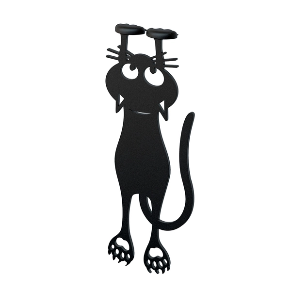 BALVI Segnalibro Curious Cat nero - Balvi