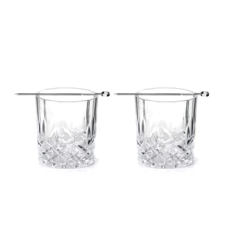 kikkerland WHISKEY GLASS SET - Kikkerland