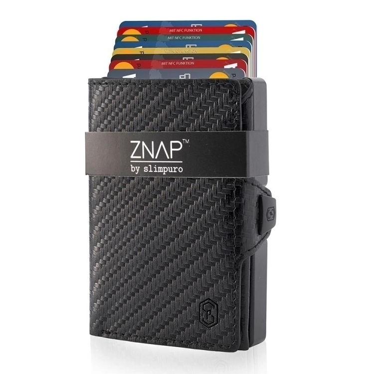 ZNAP Portafoglio sottile 12 carte