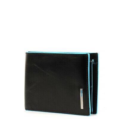 piquadro Portafoglio uomo con porta monete Blue Square