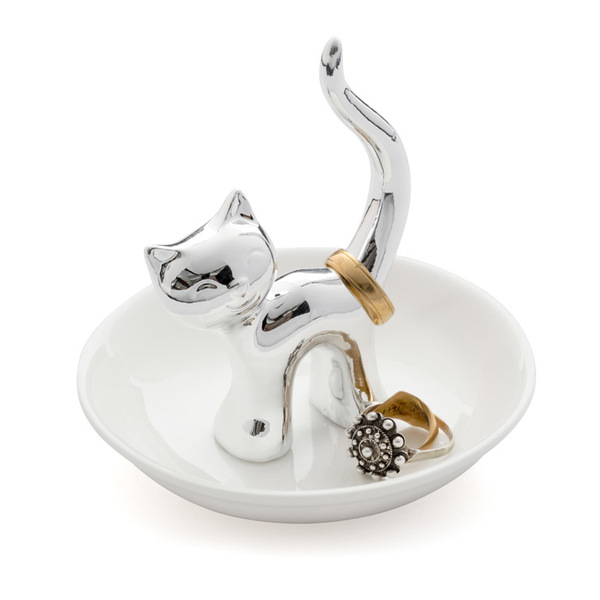 BALVI PORTA ANELLI GATTO SILVER - IDEE REGALO DONNA - Gilioli 1921