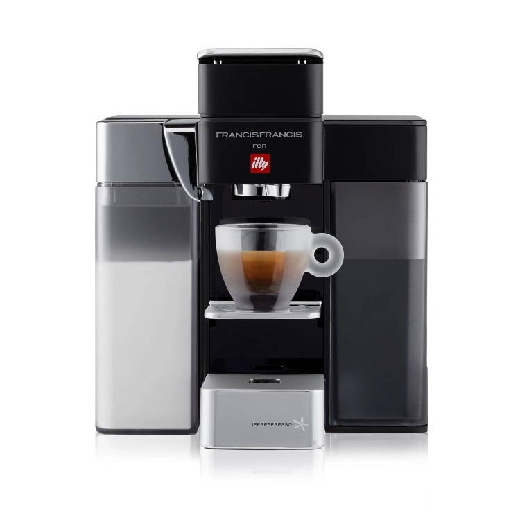 ILLY Y5 Milk Espresso&Coffee - Macchina da Caffè Iperespresso - Illy