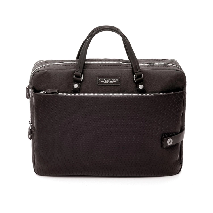 SPALDING & BROS CARTELLA 2 ZIP STRIPPED HOLEY