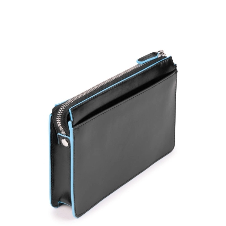 PIQUADRO Pochette per smartphone con tracolla rimovibile Blue Square AC5591B2R - Piquadro