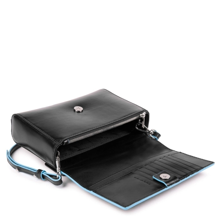 PIQUADRO Pochette per smartphone con tracolla rimovibile Blue Square  PP5292B2R - Piquadro