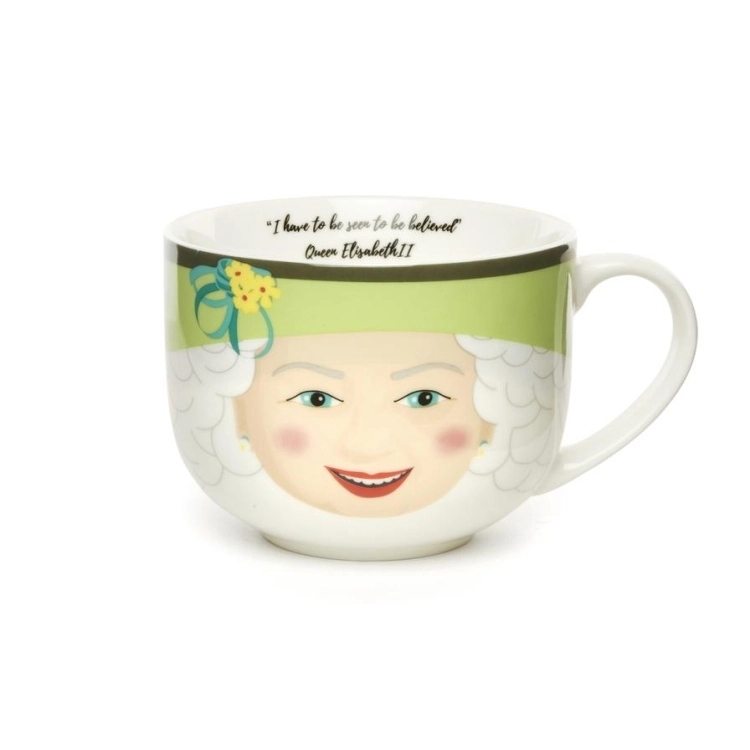 KIKKERLAND QUEEN ELIZABETH II MUG - Kikkerland