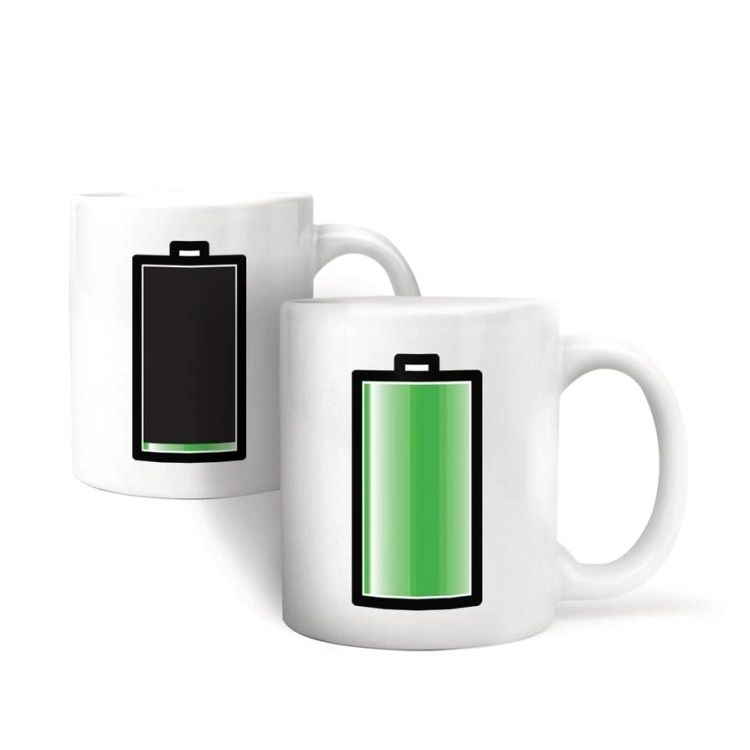 KIKKERLAND MORPH COFFEE MUG BATTERY