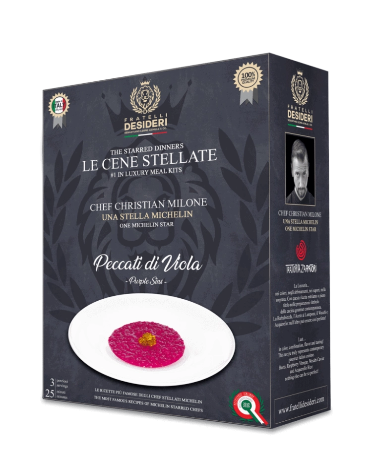 FRATELLI DESIDERI CENA STELLATA - PECCATI DI VIOLA - CHEF CHRISTIAN MILONE - Fratelli Desideri