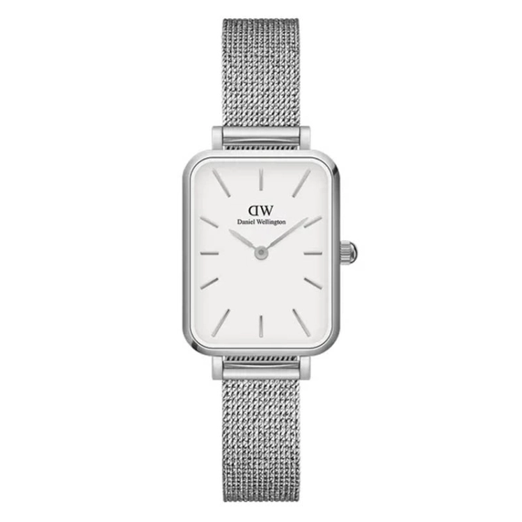 DANIEL WELLINGTON QUADRO PRESSED STERLING WHITE 26MM - Daniel Wellington