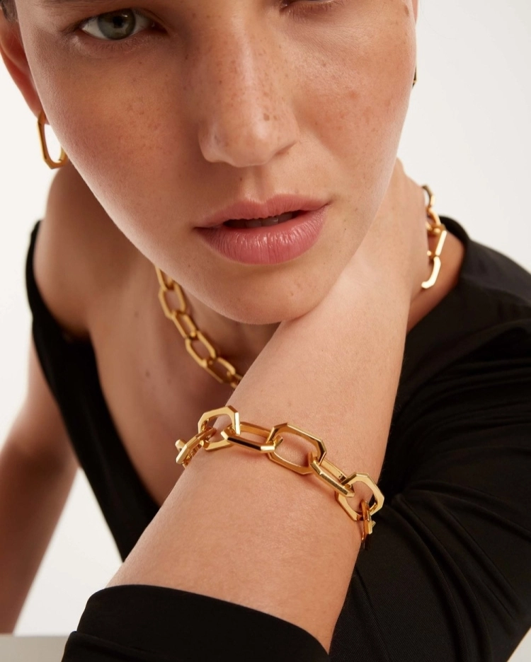 PDPAOLA BRACCIALE LARGE SIGNATURE CHAIN